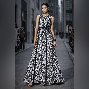 BCBGMAXAZRIA “Daniela” Sleeveless A-Line Gown – Size 2